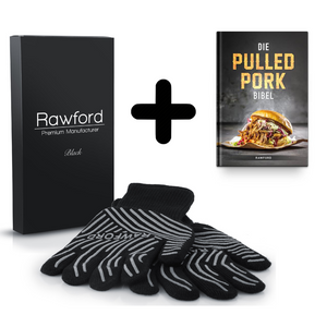 Grillhandschuhe + Pulled Pork Bibel Angebot